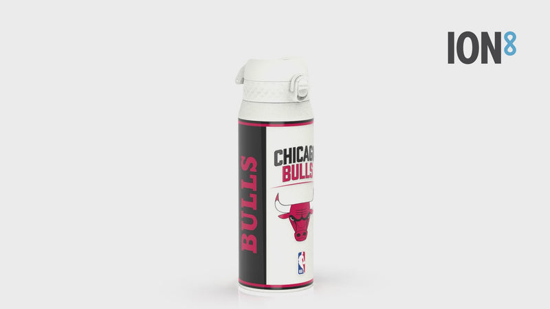 NBA x ION8, Insulated Steel Bottle, Chicago Bulls, 750ml (24oz)
