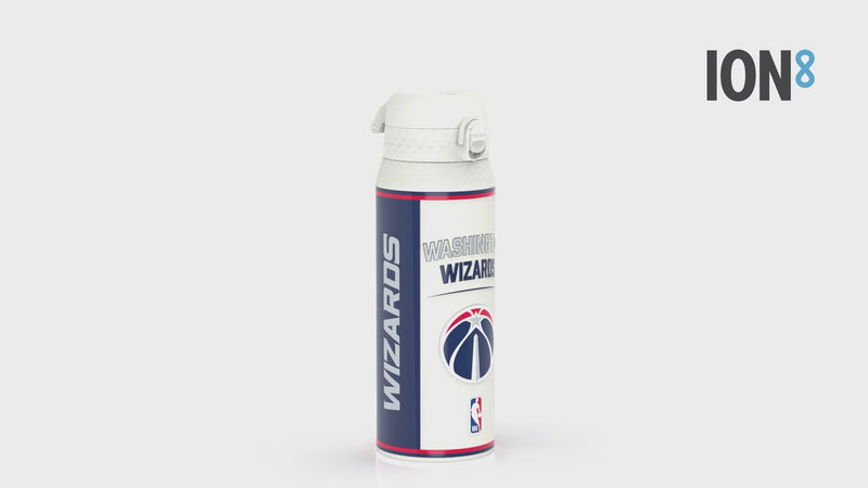 NBA x ION8, Insulated Steel Bottle, D.C Wizards, 750ml (24oz)