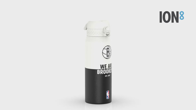 NBA x ION8, Insulated Steel Bottle, Brooklyn Nets, 750ml (24oz)