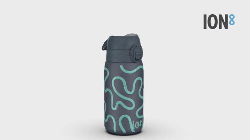 Leak Proof Thermal Steel Water Bottle, Insulated, Squiggly Line, 320ml (11oz)