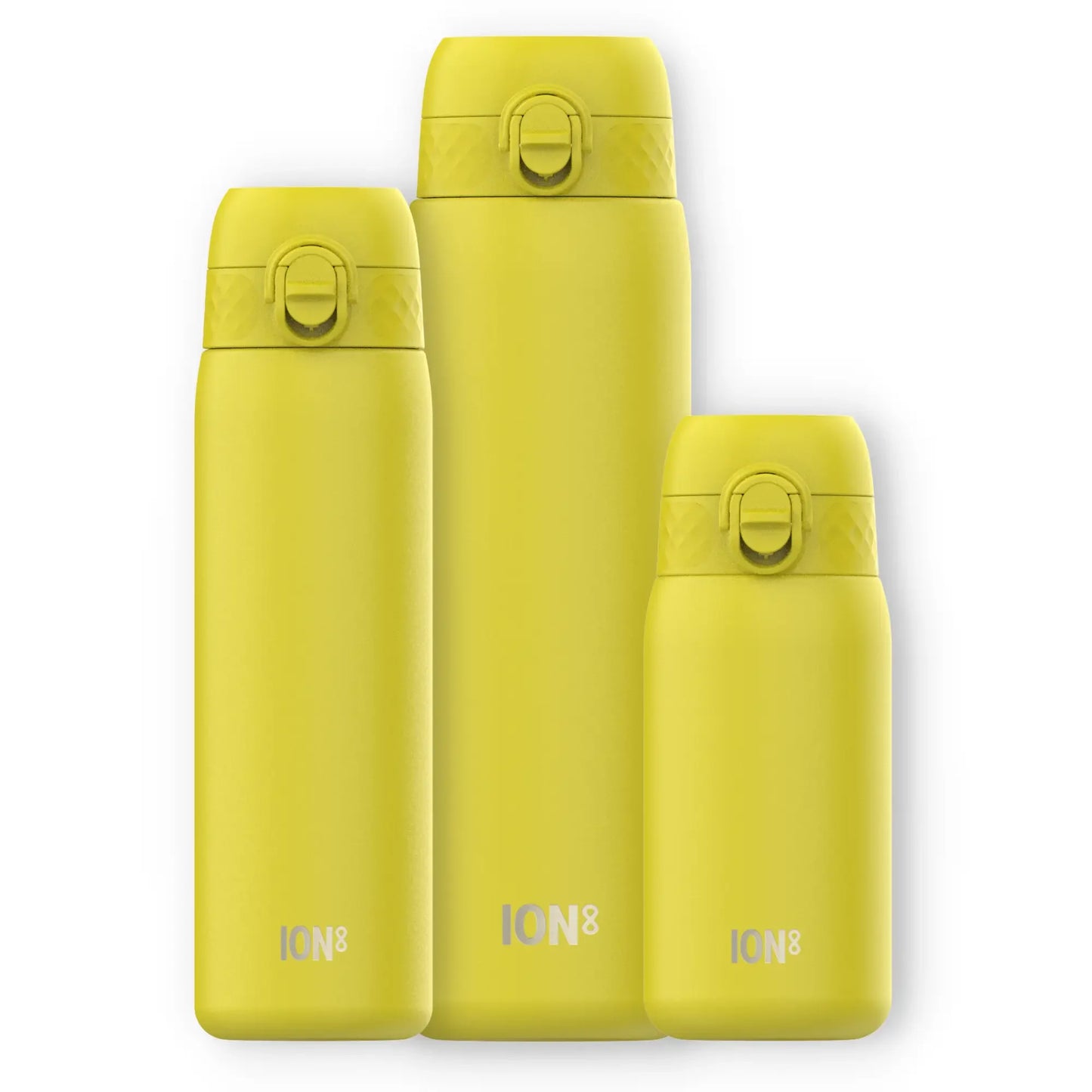 ION8, Lightweight Steel Trio Bottle Bundle, Yellow